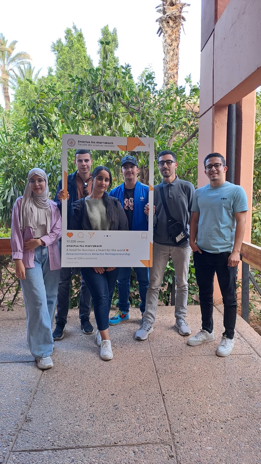 L'équipe Enactus à la formation en marketing digital à Semlalia, Marrakech